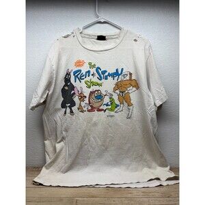 The Ren & Stimpy Show T-Shirt  Vintage 1992 Changes Nickelodeon